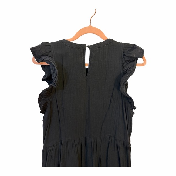 Universal Thread Black Ruffle Maxi Dress - Picture 4 of 5